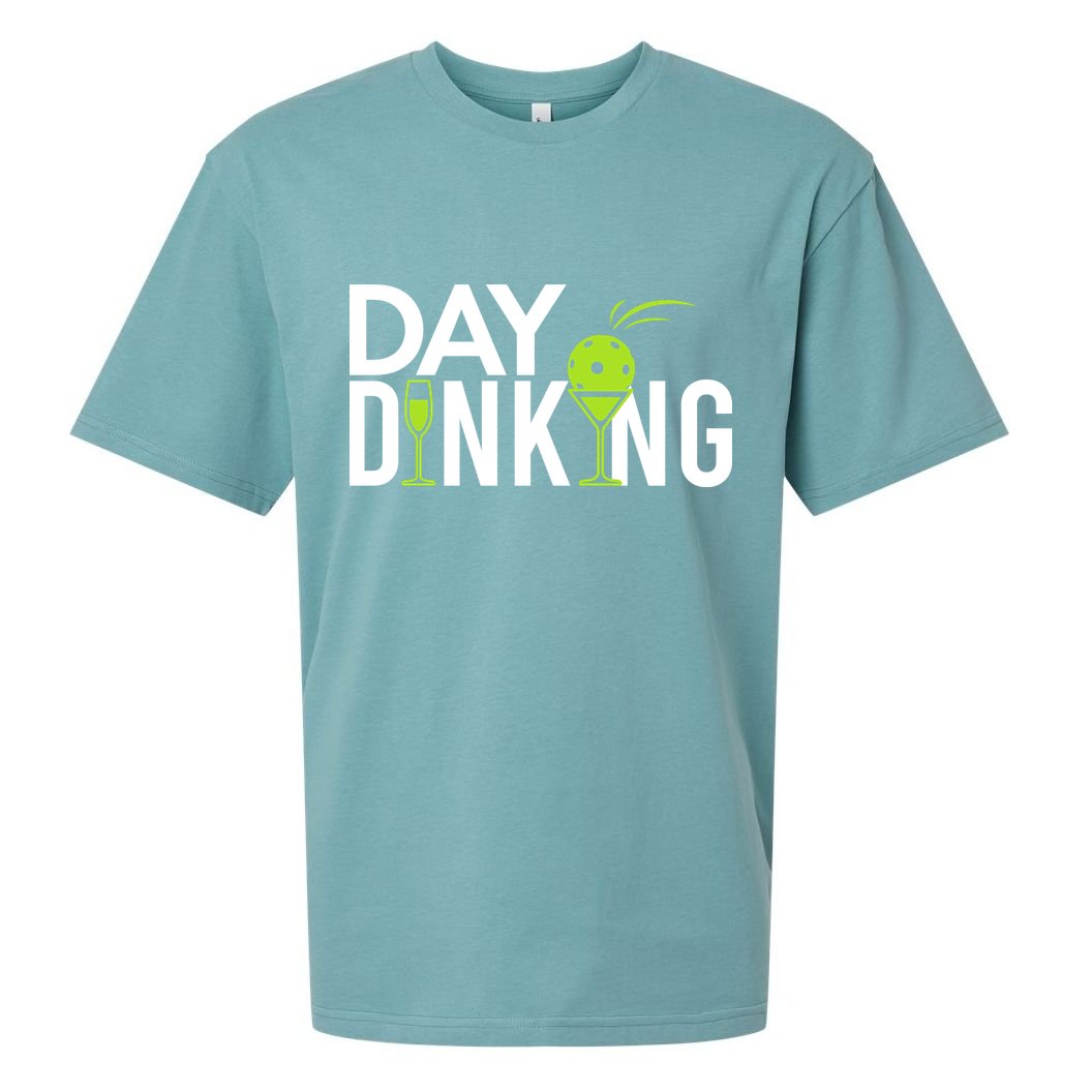 Day Dinking Drinking Pickleball Sueded Cloud Jersey T-Shirt