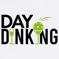 Day Dinking Drinking Pickleball Garment-Dyed Sweatshirt