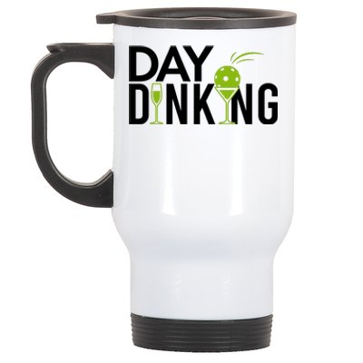 Day Dinking Drinking Pickleball Stainless Steel Travel Mug