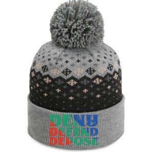 Deny Defend Depose The Baniff Cuffed Pom Beanie