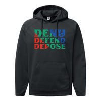 Deny Defend Depose Performance Fleece Hoodie