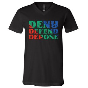 Deny Defend Depose V-Neck T-Shirt