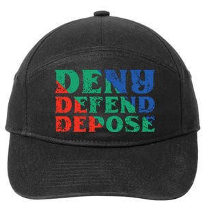 Deny Defend Depose 7-Panel Snapback Hat