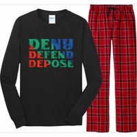 Deny Defend Depose Long Sleeve Pajama Set