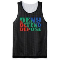 Deny Defend Depose Mesh Reversible Basketball Jersey Tank