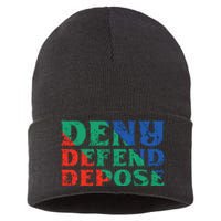 Deny Defend Depose Sustainable Knit Beanie