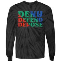 Deny Defend Depose Tie-Dye Long Sleeve Shirt