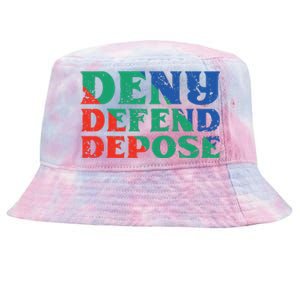 Deny Defend Depose Tie-Dyed Bucket Hat