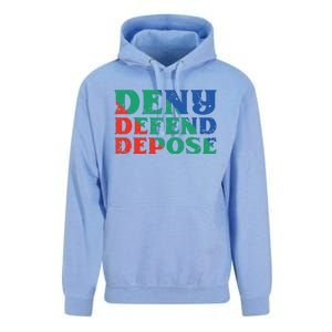 Deny Defend Depose Unisex Surf Hoodie