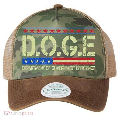 Doge Doge Department Of Government Efficiency Legacy Tie Dye Trucker Hat