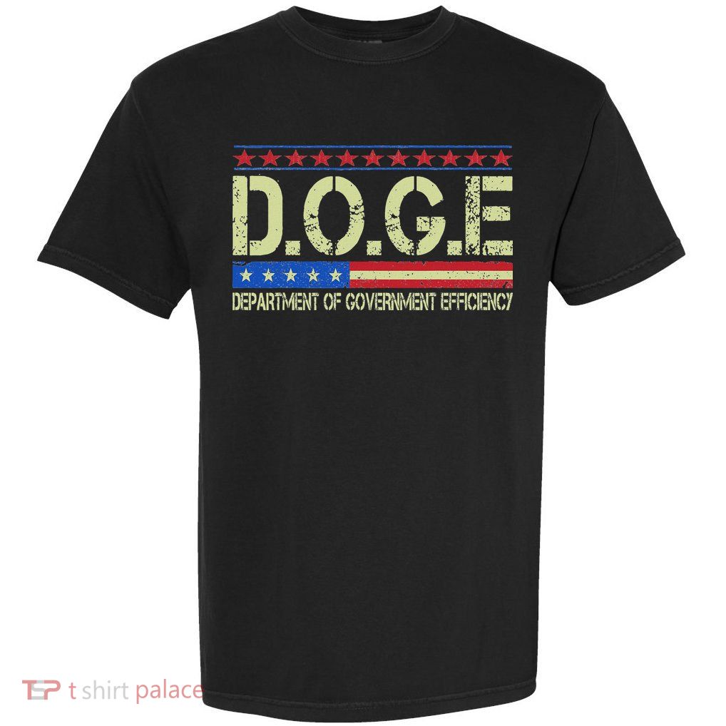Doge Doge Department Of Government Efficiency Garment-Dyed Heavyweight T-Shirt
