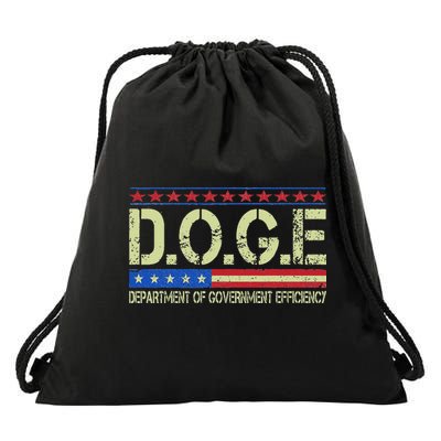 Doge Doge Department Of Government Efficiency Drawstring Bag