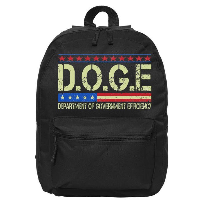 Doge Doge Department Of Government Efficiency 16 in Basic Backpack