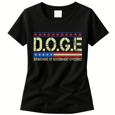 Doge Doge Department Of Government Efficiency Womens T-Shirt