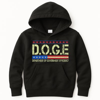 Doge Doge Department Of Government Efficiency Kids Hoodie
