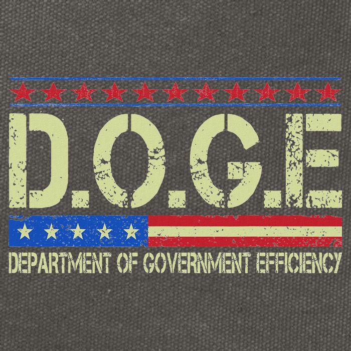 Doge Doge Department Of Government Efficiency Cotton Canvas Backpack