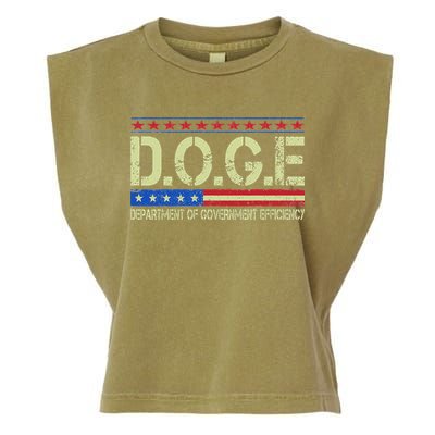 Doge Doge Department Of Government Efficiency Garment-Dyed Women's Muscle Tee