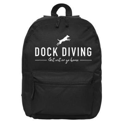Dock Diving Dock Jumping Dog Sports 16 in Basic Backpack