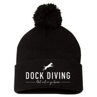 Dock Diving Dock Jumping Dog Sports Pom Pom 12in Knit Beanie