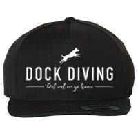 Dock Diving Dock Jumping Dog Sports Wool Snapback Cap