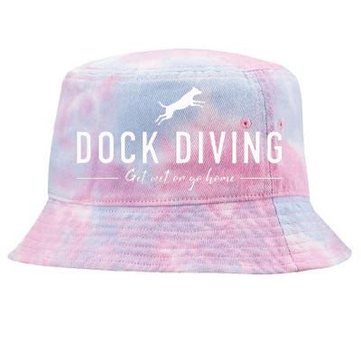 Dock Diving Dock Jumping Dog Sports Tie-Dyed Bucket Hat