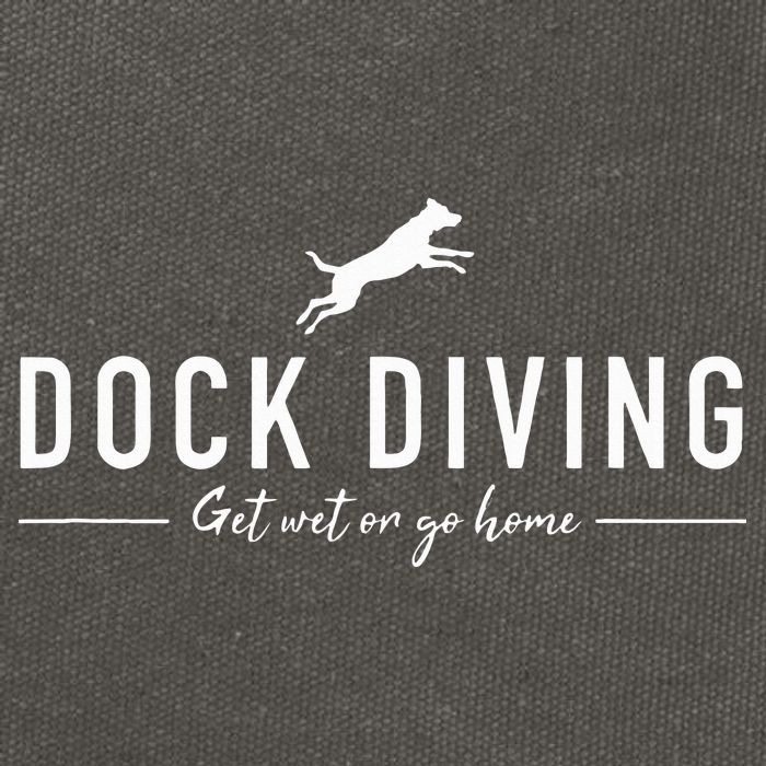 Dock Diving Dock Jumping Dog Sports Cotton Canvas Backpack