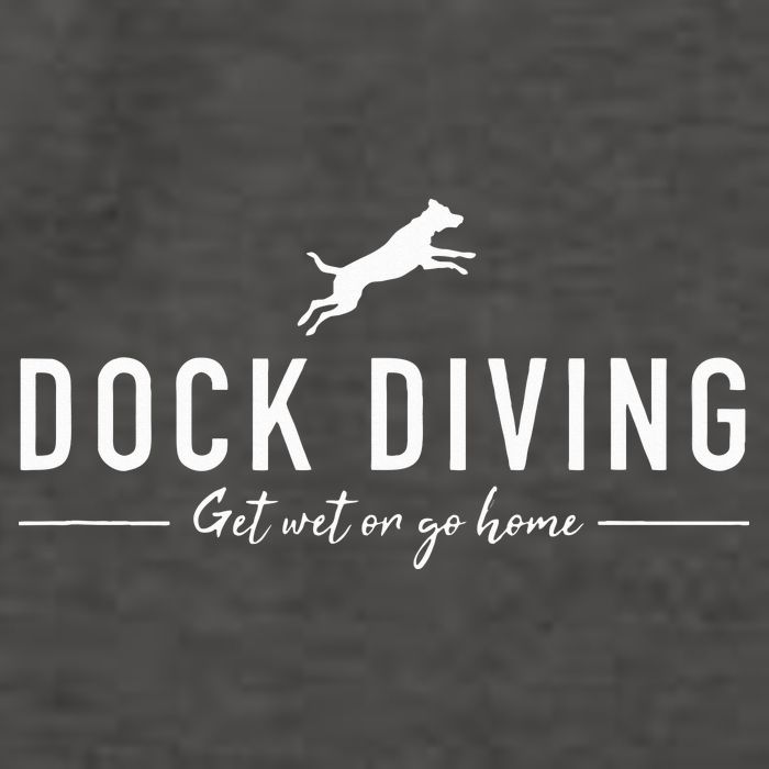 Dock Diving Dock Jumping Dog Sports Vector Backpack