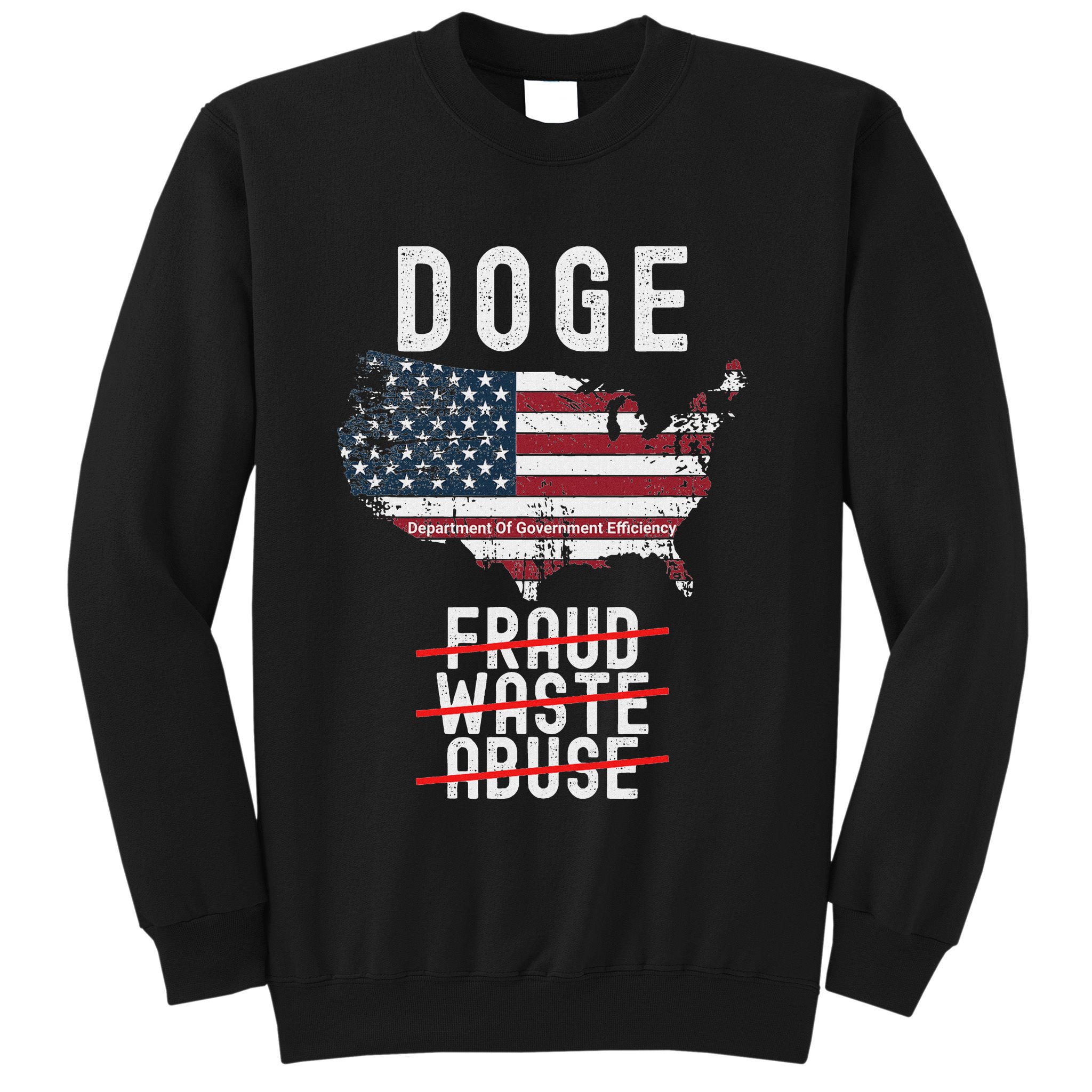 Doge D.O.G.E. Department Of Government Efficiency Sweatshirt