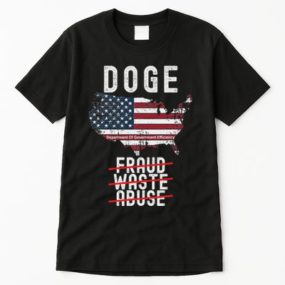 Doge D.O.G.E. Department Of Government Efficiency Tall T-Shirt