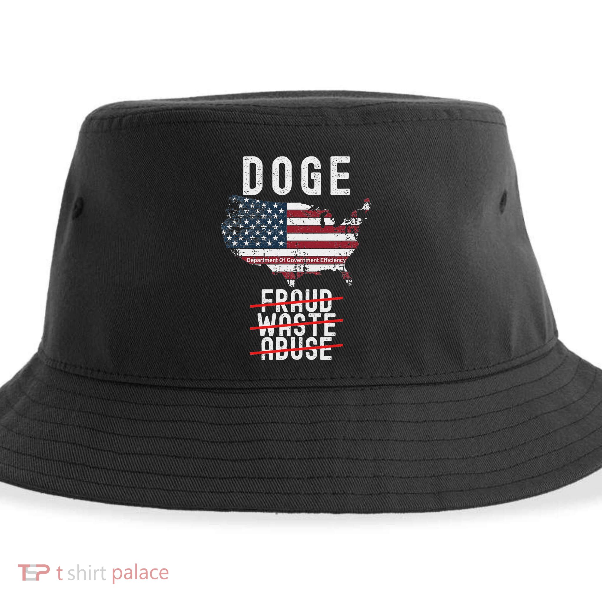 Doge D.O.G.E. Department Of Government Efficiency Sustainable Bucket Hat