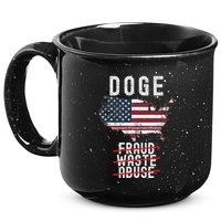 Doge D.O.G.E. Department Of Government Efficiency 15oz Campfire Ceramic Mug