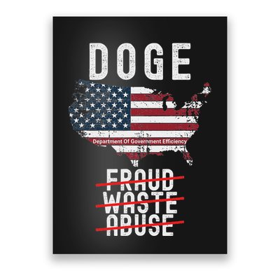 Doge D.O.G.E. Department Of Government Efficiency Poster