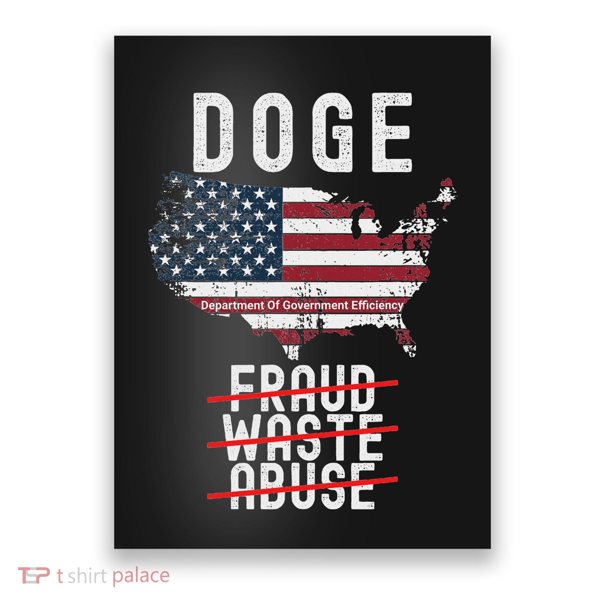 Doge D.O.G.E. Department Of Government Efficiency Poster