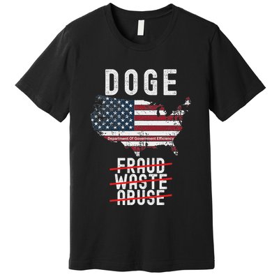 Doge D.O.G.E. Department Of Government Efficiency Premium T-Shirt
