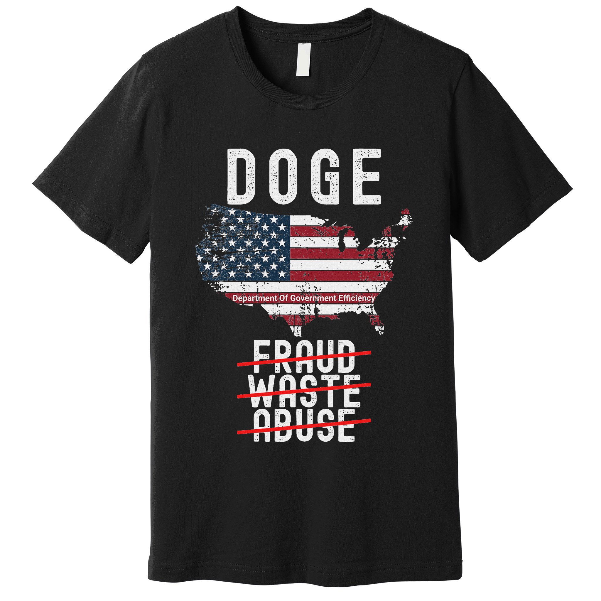 Doge D.O.G.E. Department Of Government Efficiency Premium T-Shirt