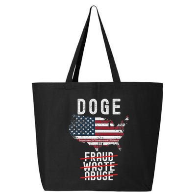 Doge D.O.G.E. Department Of Government Efficiency 25L Jumbo Tote