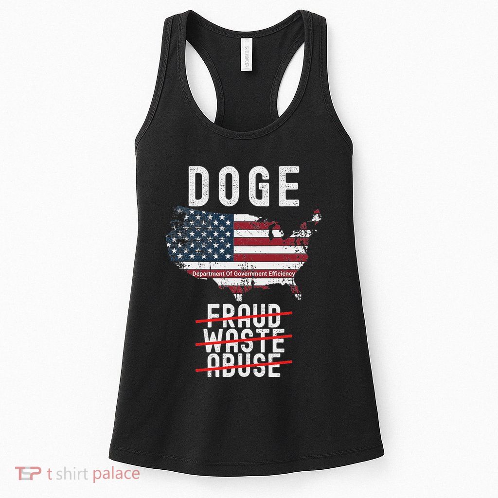 Doge D.O.G.E. Department Of Government Efficiency Womens Tank Top