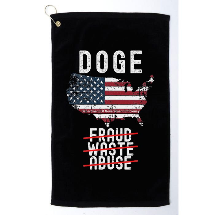 Doge D.O.G.E. Department Of Government Efficiency Golf Towel