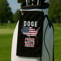Doge D.O.G.E. Department Of Government Efficiency Golf Towel