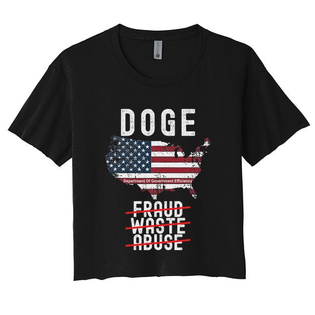 Doge D.O.G.E. Department Of Government Efficiency Crop Top