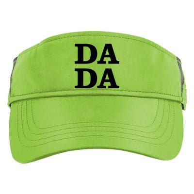 Da Da Dad Funny Fathers Day Adult Drive Performance Visor