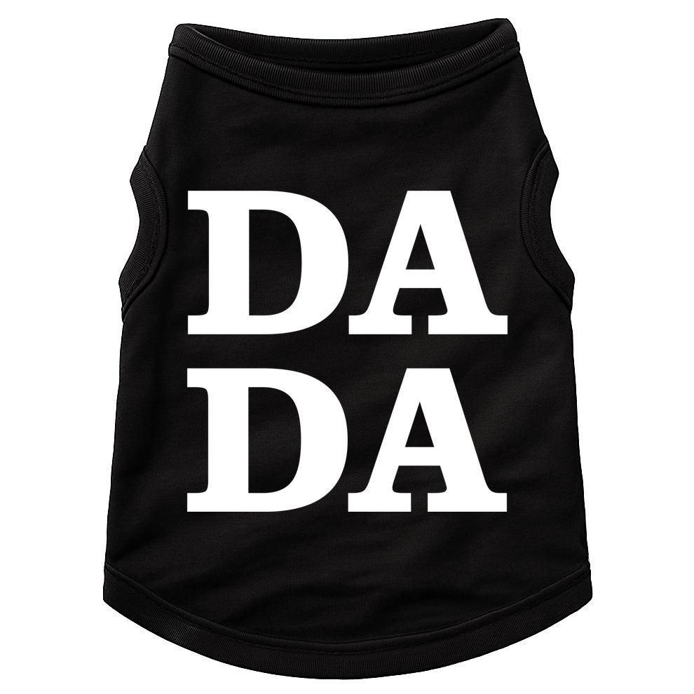 Da Da Dad Funny Fathers Day Doggie Tank