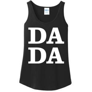 Da Da Dad Funny Fathers Day Ladies Essential Tank