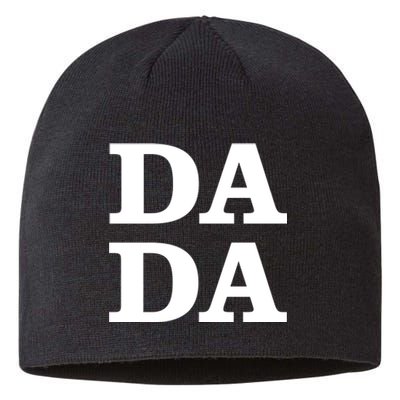 Da Da Dad Funny Fathers Day Sustainable Beanie