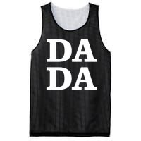 Da Da Dad Funny Fathers Day Mesh Reversible Basketball Jersey Tank