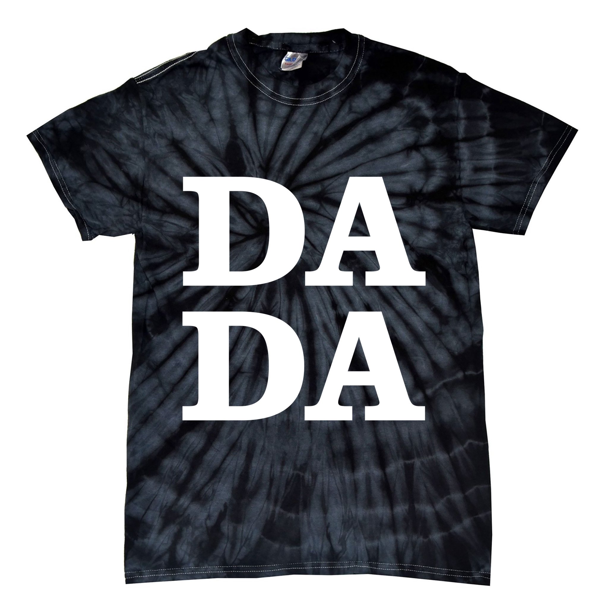 Da Da Dad Funny Fathers Day Tie-Dye T-Shirt