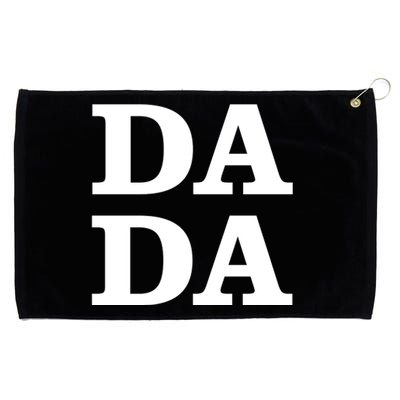 Da Da Dad Funny Fathers Day Grommeted Golf Towel