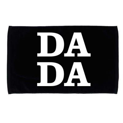 Da Da Dad Funny Fathers Day Microfiber Hand Towel