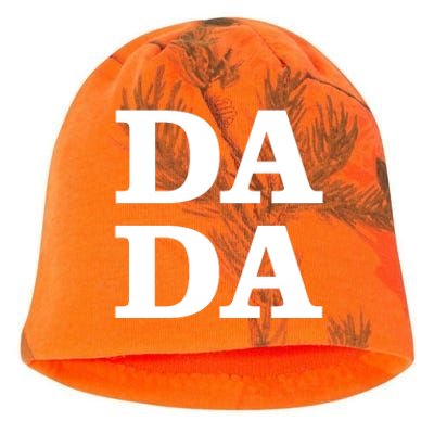 Da Da Dad Funny Fathers Day Kati - Camo Knit Beanie