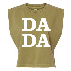 Da Da Dad Funny Fathers Day Garment-Dyed Women's Muscle Tee